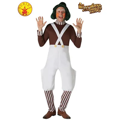 Oompa Loompa Licensed Deluxe Adult Dress Up Costume Size S By Rubie's **new** • $81.95