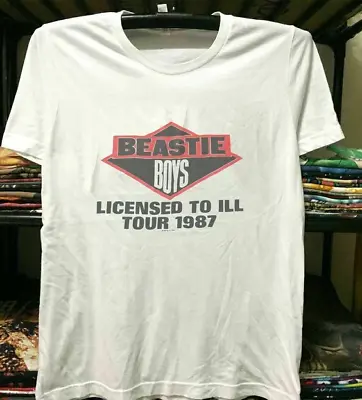 Vintage T Shirt Concert Beastie Boys 87 Graphic Cotton 100% Retro Style • $16.99