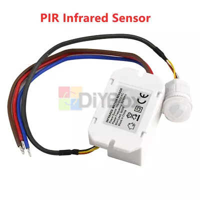 10M PIR Infrared Motion Sensor Switch Automatic Human Body Detector AC 110-220V • $5.97