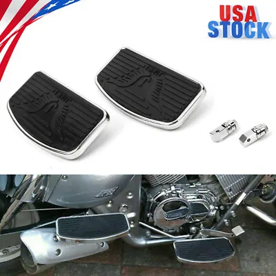 Rear Passenger Footboards Floorboards Pegs For Yamaha Vstar XVS 650 400 98-2016 • $59.87