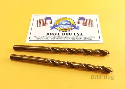 Drill Hog 1/4  Drill Bit 1/4  Cobalt Drill Bit M42 M35 Twist Lifetime Warranty  • $9.49