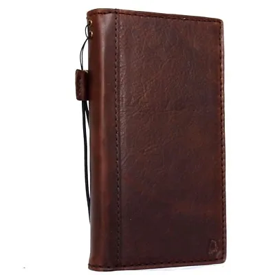 Genuine Real Leather Case For LG V20 Id Window Credit Cards Slots Slim Design Uk • £29.18