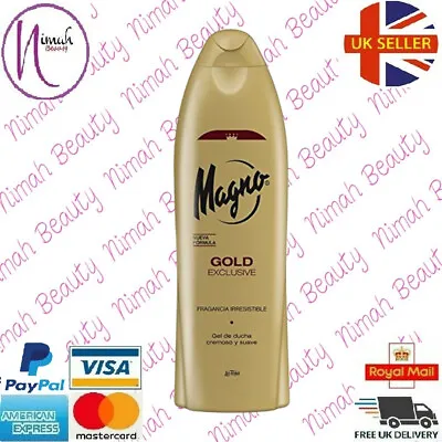 Magno Gold Exclusive Spanish Shower Gel La Toja 550 Ml • $11.10