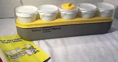 Complete Vintage Salton Yogurt Maker GM-5 Automatic Thermostat Controlled Cooker • $22.95