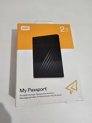 WD 2TB My Passport USB 3.2 Gen 1 External Hard Drive • £69.99