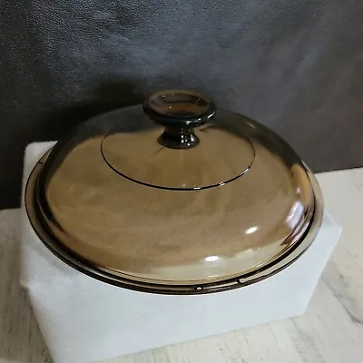 8 DIA. Amber Pyrex Replacement Pot Lid V2.5C PRE-OWNED • $7