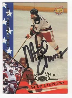 1995 Signature Rookies 1980 Miracle On Ice #12 - Mike Eruzione Autograph - TTM • $29.99