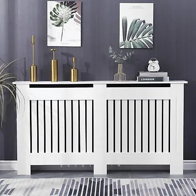 Modern Radiator Cover Cabinet Wooden Vertical Grill Small Medium Large Furniture • £36.99