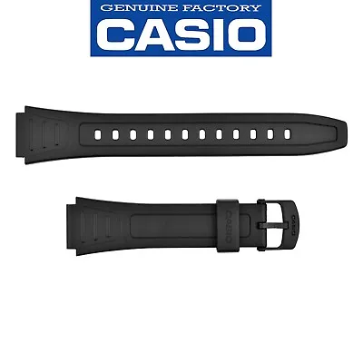 CASIO G-SHOCK Watch Band Strap W800H W800HG W800HM Black  Rubber • $33.56