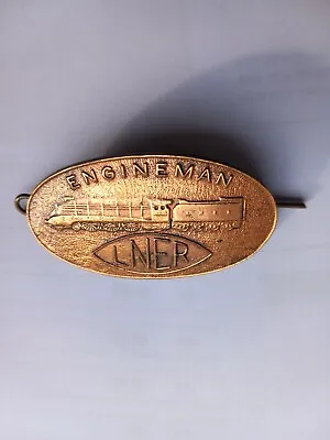 LNER Engineman Train Cap Hat Badge • £15
