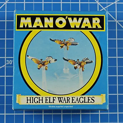 Man O War High Elf War Eagles (Metal) - OOP Games Workshop Manowar Flyers Riders • $38.95