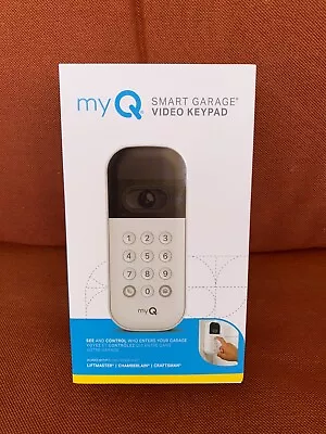 Chamberlain MyQ Smart Garage Video Keypad - White/ NEW/SEALED • $49.99