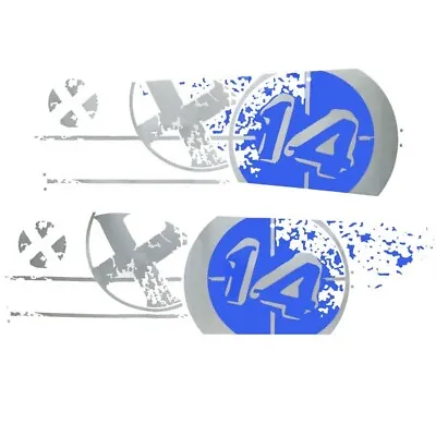 $229.57 • Buy MasterCraft Boat Bullseye Decals Stickers |2008 X-14 Blue