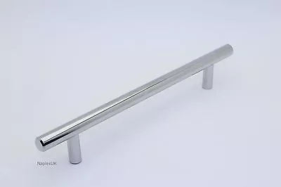 £1.59 • Buy T Bar Chrome & Stainless Steel Kitchen Cupboard Cabinet Door Handles 3 Sizes 