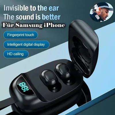 Bluetooth Headphones Wireless Earphones TWS Earbuds Ear Pods For IPhone Android • £8.29