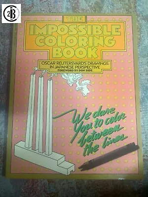 The Impossible Coloring Book Oscar Reutersvard Drawings Vintage 1983 • $19.99