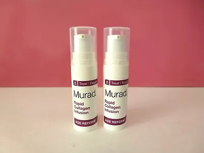 Lot Of 2 Murad Rapid Collagen Infusion Age Reform .17 Oz./ 5 Ml. Travel Size New • $13.99