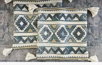 LOLOI For Magnolia Home By Joanna Gaines MARIE Pillow ~ Set Of (2) ~ 22” Sq NWD! • $68