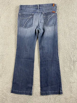 Seven For All Mankind Jeans Womens 31 32x32 DOJO Wide Leg Flare New York 7s • $58.55