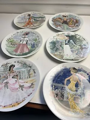 6 - D'arceau-limoges Women Of The Century Les Femmes Du Siecle Collector Plates • $65.50