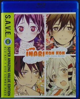$15.99 • Buy Inari Kon Kon: The Complete Series + OVA Funimation S.A.V.E. Combo Blu-ray / DVD