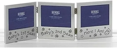 NEW Baby Triple Ultrasound Scan Photo Frame 5 X 3 5 X 3 Baby Scan Phot UK Selle • £17.19
