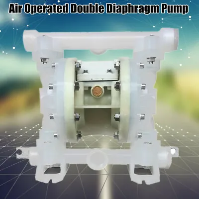 Air-Operated Double Diaphragm Industrial Chemical Polypropylene Glue Oil Pump • $128.25