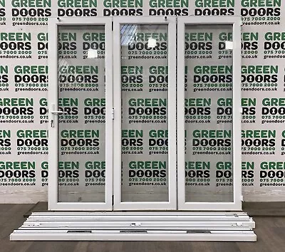 Aluminium Bifolding Door White Origin External Exterior Metal Double Glazed Used • £2199.95