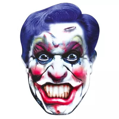 £2.49 • Buy Scary Clown Cardboard Mask Halloween Party Fancy Dress Kids Party School