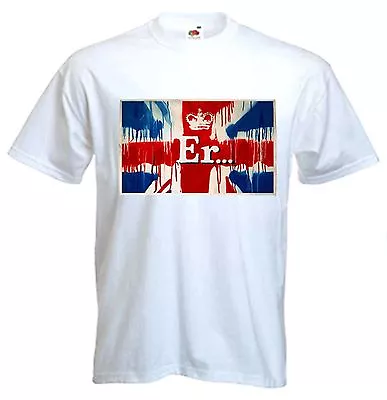 BANKSY ER.. MENS T-SHIRT - Union Jack Jubilee Graffiti - Choice Of Colours • £12.95