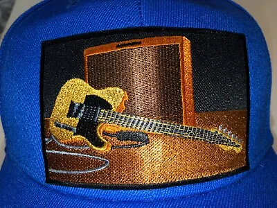$16 • Buy Fender Telecaster Guitar Hat  Embroidered Patch  Super Cool Iconic Quality Hat