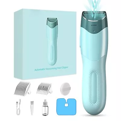 Vacuum Hair Clippers For Kids & Men Electric Haircut Kit With Dual Motor Pow... • $58.43