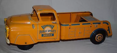 Vintage Marx Lumar Public Utility Service Truck #6 - 16 1/2  Long • $124.99