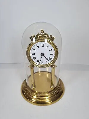 £150 • Buy Anniversary Torsion 400 Day Mantel Clock Under Glass Dome For Restore No.15