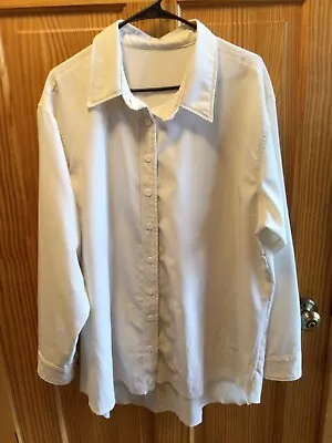 Amish Mennonite Hand Made Men's L/S Cream 9-Button Shirt C51 EUC Plain Clothing • $14.99