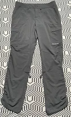 Macpac Women's Lightweight Grey Adjustable Hiking Pants Size 12 • $34.99