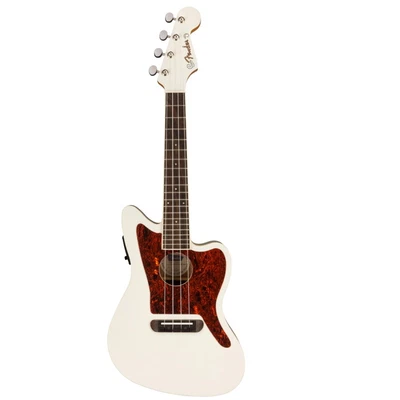 $219.99 • Buy Fender Fullerton Jazzmaster Ukulele A/E - Olympic White, New!