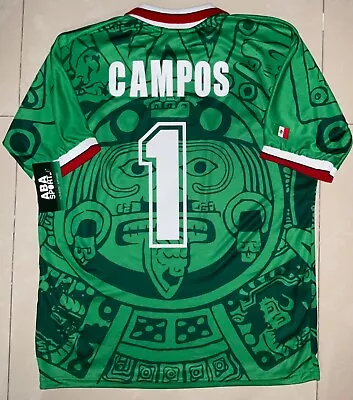 Mexico Mundial 98 Campos Size Xxl  Authentic Shirt Aba Sport New With Tags • $175