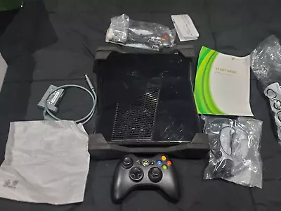 Microsoft Xbox 360 Slim (Gloss Trinity) RGH 3 1TB HDD Console In Box • $275