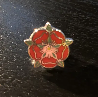 £6.99 • Buy Lancashire County Red Rose Lapel Pin Badge - Vintage