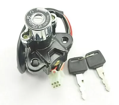 Universal Motorcycle Modified Ignition Key Lock Set Kit Switch T6061-T6 Aluminum • $27.99