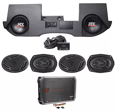 10  MTX Subs+Box+Speakers+Amp For 2013-2016 Dodge Ram Quad/Crew Cab Powered Dual • $809.80