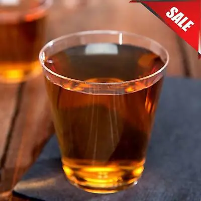(2500 Case) 2 Oz. Bulk Clear Mini Wine Party Shot Glass Disposable Plastic Cup  • $143.12