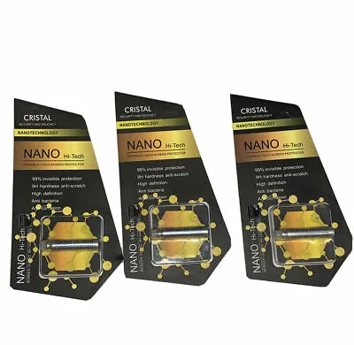3x Nano Hi-Tech Invisible Liquid Screen Protector All Mobile Touchscreen Devices • $11.49