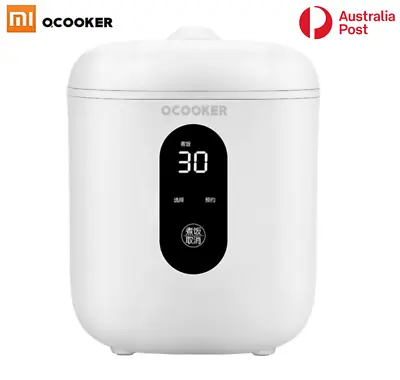 $112 • Buy Xiaomi Ocooker Mini Rice Cooker 1.2L Smart Electric PFA Powder Coating 300W 220V