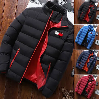 Mens Quilted Padded Puffer Jacket Casual Zip-Up-Winter/Warm Coats Outwear • $27.29