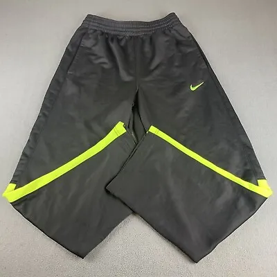 Nike Mens Size M Dri-Fit Slim Fit Strike Soccer Training Pants Black Yellow Neon • $19.99