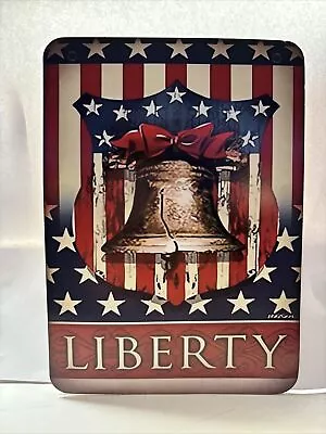 4th Of July Patriotic Independence Decor VINTAGE STYLE Die Cut Cardboard 5 X 7” • $4.99