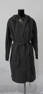 Regency New York Men's Solid Hooded Belted Robe JL3 Gray Size L/XL NWT • $29.74