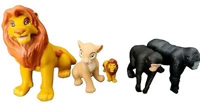 Vintage Disney Lion King 2  PVC Figure LOT  1994 Mattel Banzai Animals Set 4 • $19